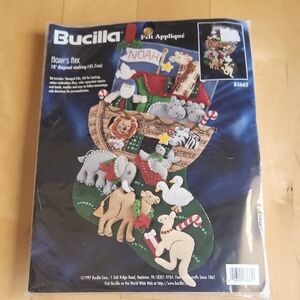 Bucilla Noah's Ark Felt Stcking Appliqué Kit